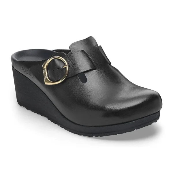 Fanny Ring-Buckle Leather Black/Black