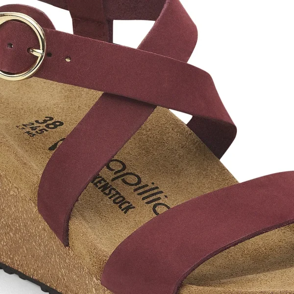 Sibyl Ring-Buckle Nubuck Leather Zinfandel - Image 8