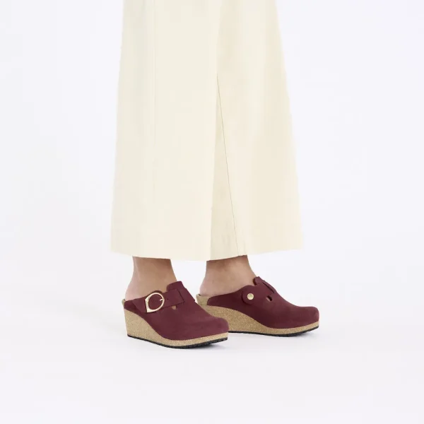 Fanny Ring-Buckle Suede Leather Berry Crush - Image 2