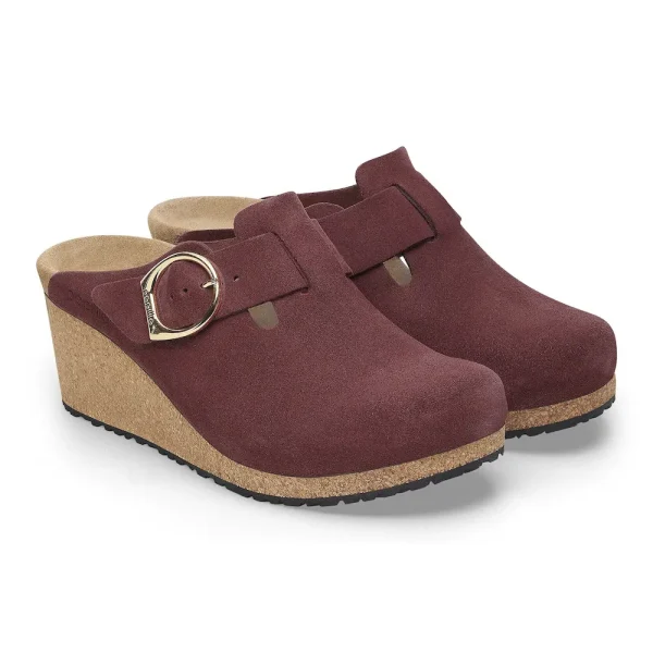 Fanny Ring-Buckle Suede Leather Berry Crush - Image 6