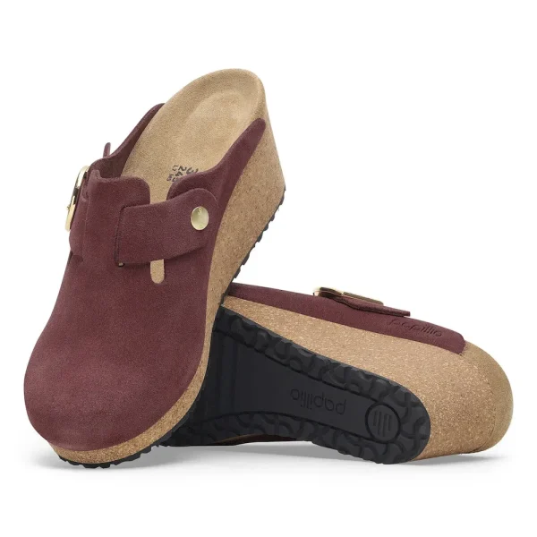 Fanny Ring-Buckle Suede Leather Berry Crush - Image 4