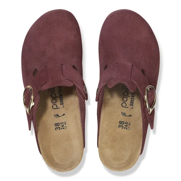 Fanny Ring-Buckle Suede Leather Berry Crush - Image 5