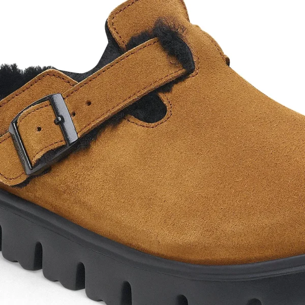 Boston Chunky Shearling Suede Leather-Shearling Mink - Image 8