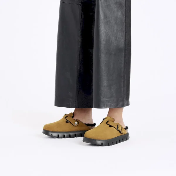 Boston Chunky Shearling Suede Leather-Shearling Mink - Image 2
