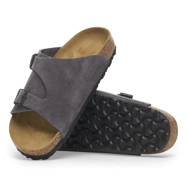 Zürich Suede Leather Velvet Grey - Image 4