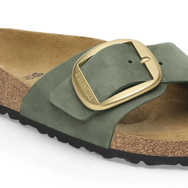 Madrid Big Buckle Nubuck Leather Thyme - Image 8