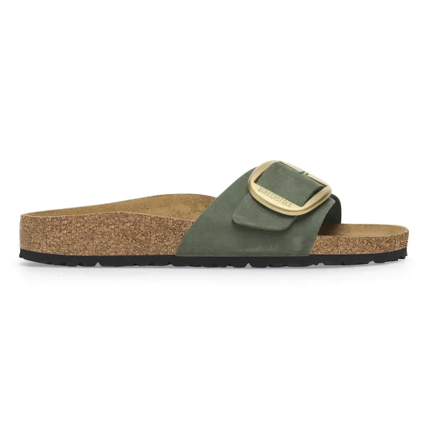 Madrid Big Buckle Nubuck Leather Thyme - Image 7