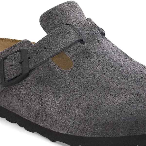 Boston Suede Leather Velvet Grey - Image 8
