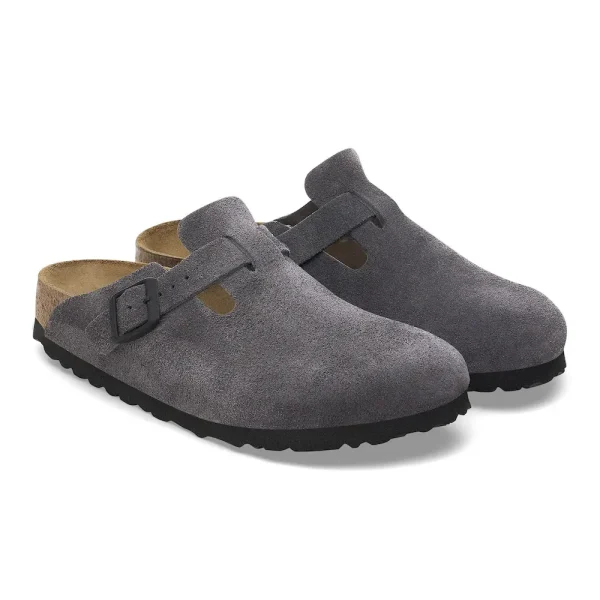 Boston Suede Leather Velvet Grey - Image 6