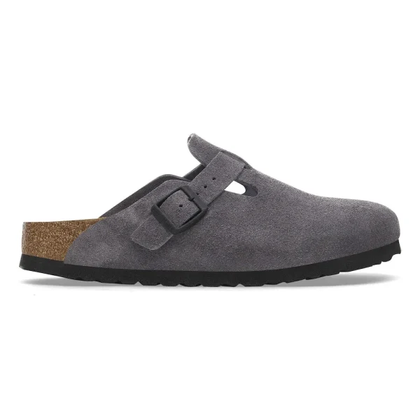 Boston Suede Leather Velvet Grey - Image 7