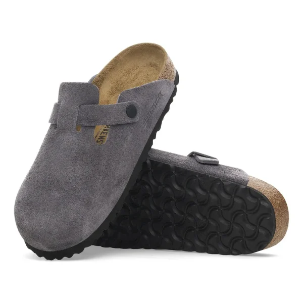 Boston Suede Leather Velvet Grey - Image 4