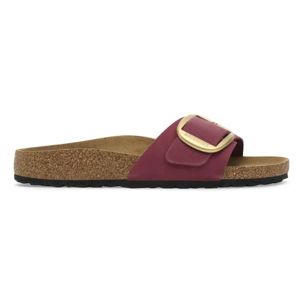 Madrid Big Buckle Nubuck Leather Berry Crush - Image 7