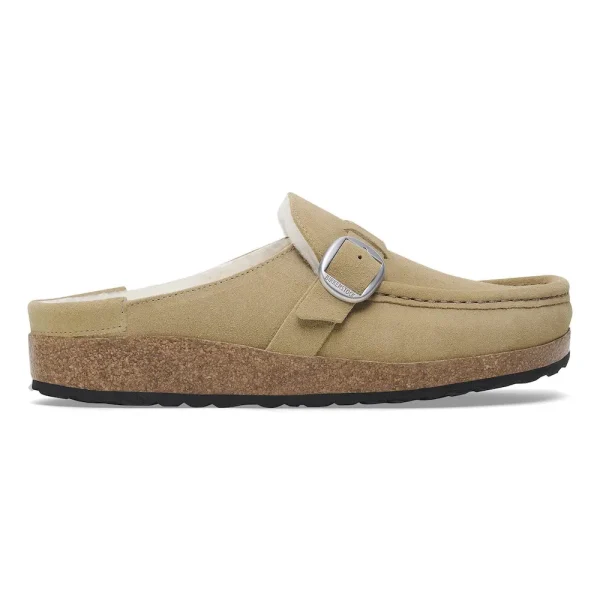Buckley Shearling Suede Leather Taupe - Image 7