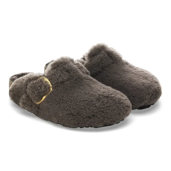Boston Big Buckle Shearling Concrete Gray - Image 6