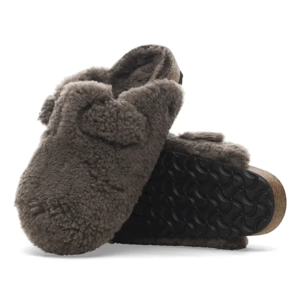 Boston Big Buckle Shearling Concrete Gray - Image 4