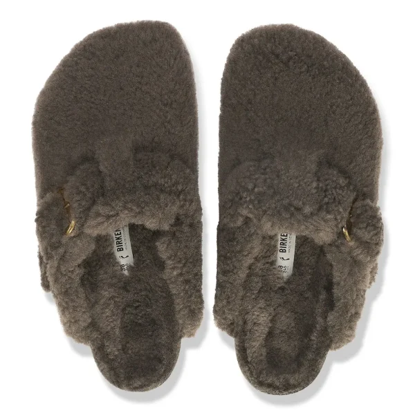 Boston Big Buckle Shearling Concrete Gray - Image 5