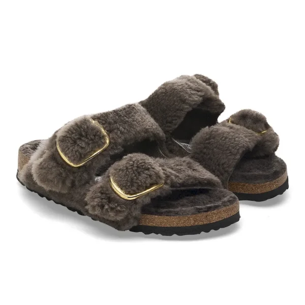 Arizona Big Buckle Shearling Concrete Gray - Image 6