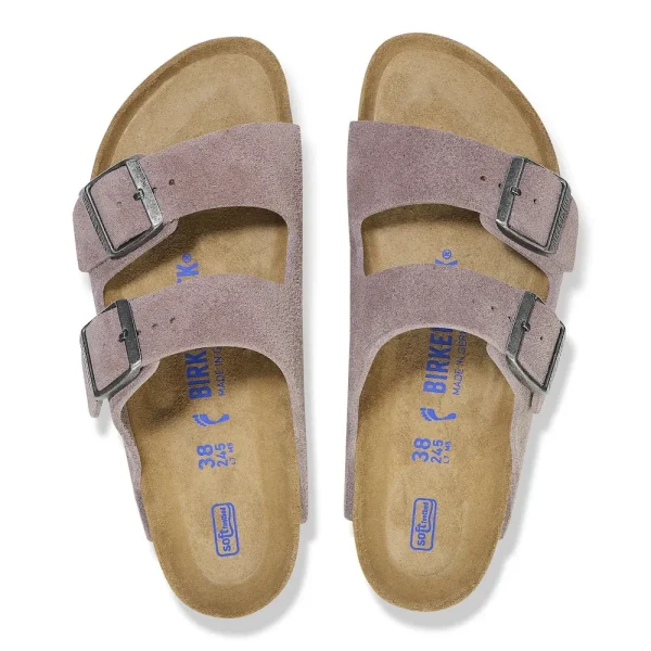 Arizona Soft Footbed Suede Leather Faded Purple - Image 5