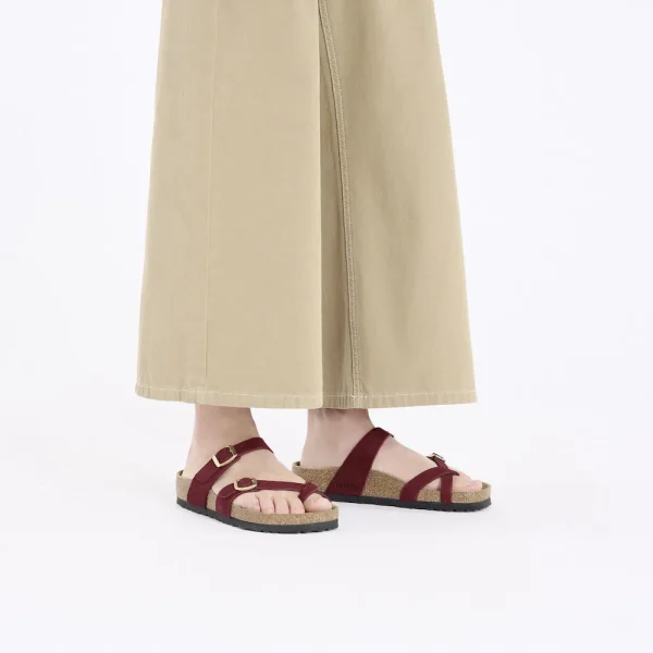 Mayari Soft Footbed Nubuck Leather Zinfandel - Image 2