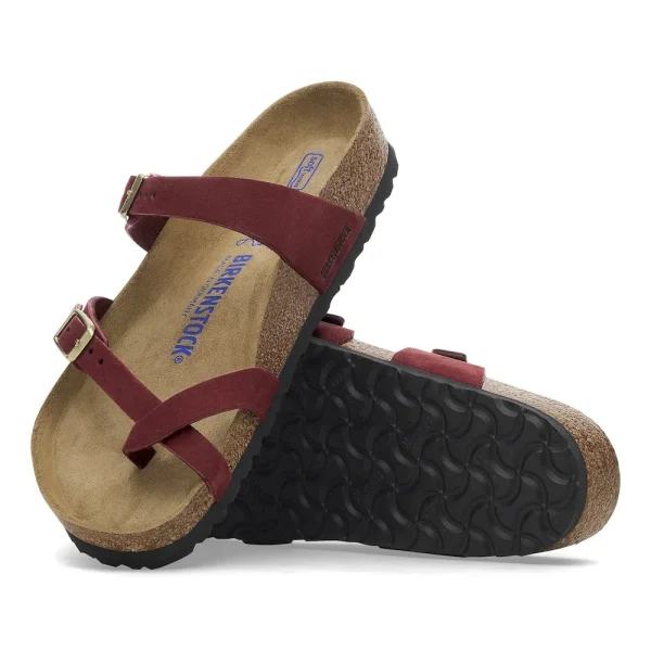 Mayari Soft Footbed Nubuck Leather Zinfandel - Image 4