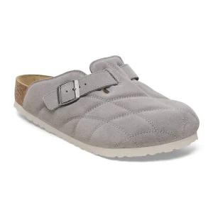 Boston Quilted Suede Leather Stone Coin