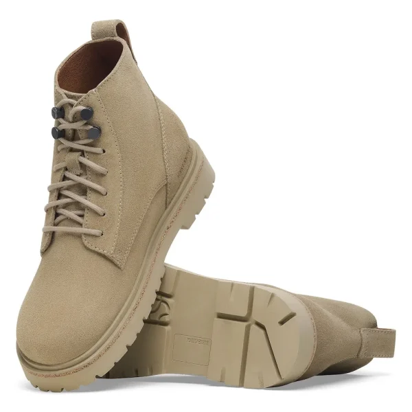 Highwood Lace Mid Men Suede Leather Taupe - Image 3