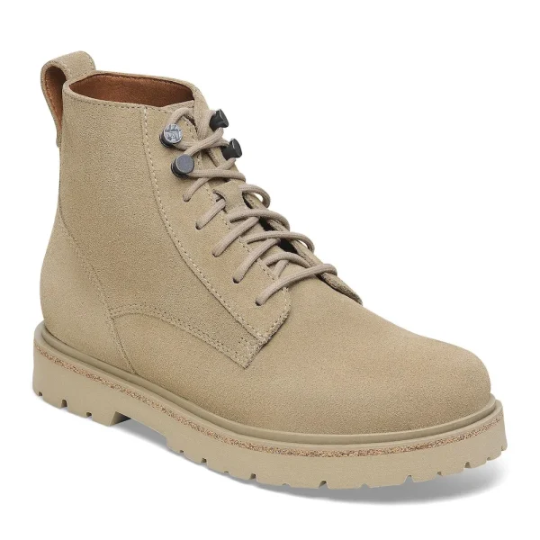 Highwood Lace Mid Women Suede Leather Taupe - Image 2