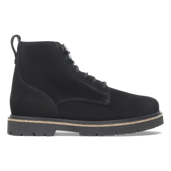 Highwood Lace Mid Women Suede Leather Black - Image 5