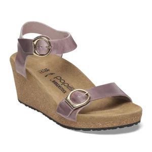 Soley Ring-Buckle Oiled Leather Lavender