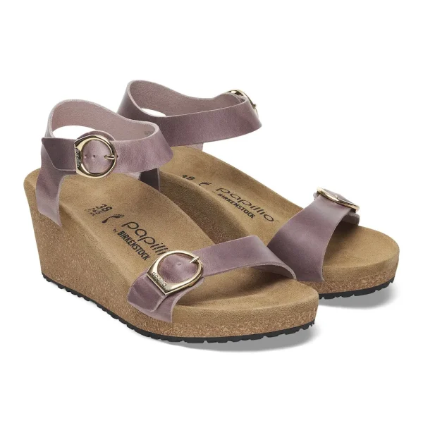 Soley Ring-Buckle Oiled Leather Lavender - Image 6