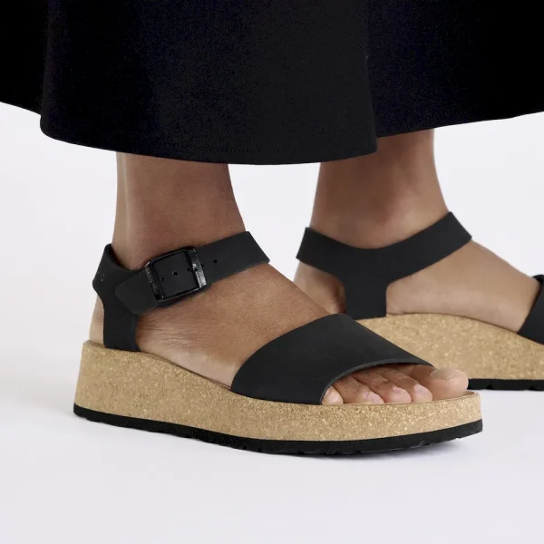 Glenda Nubuck Leather Black - Image 3