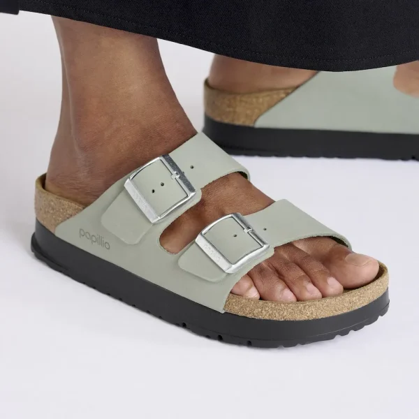 Arizona Flex Platform Nubuck Leather Pure Sage - Image 2
