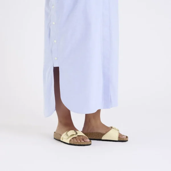 Madrid Big Buckle Raffia Textile Raffia Naturale - Image 2