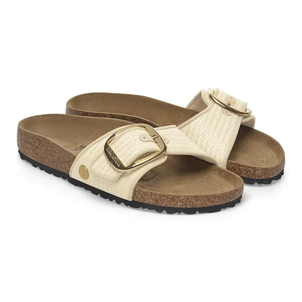 Madrid Big Buckle Raffia Textile Raffia Naturale - Image 6