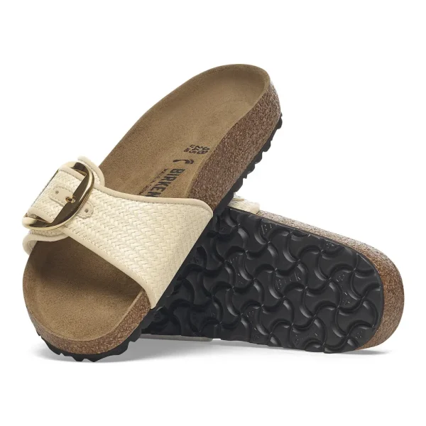 Madrid Big Buckle Raffia Textile Raffia Naturale - Image 4