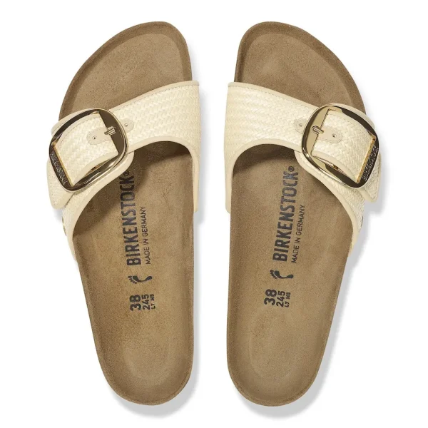 Madrid Big Buckle Raffia Textile Raffia Naturale - Image 5