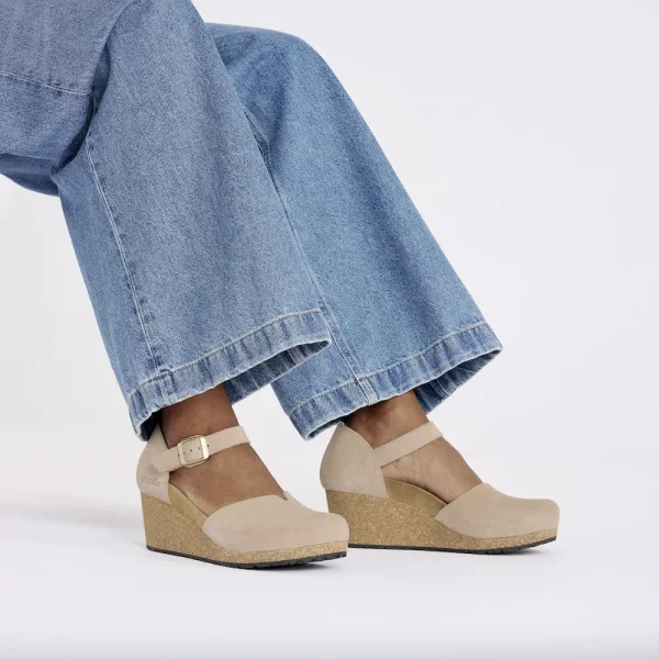 Mary Suede Leather Warm Sand - Image 2