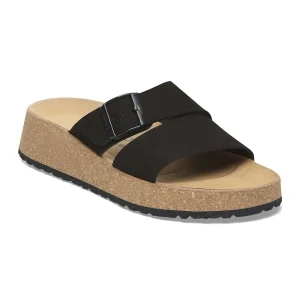 Almina Nubuck Leather Black