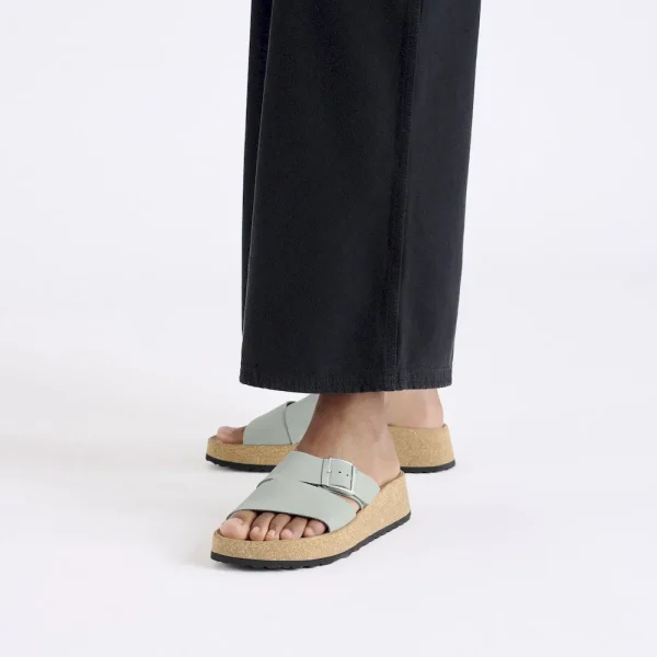 Almina Nubuck Leather Pure Sage - Image 2
