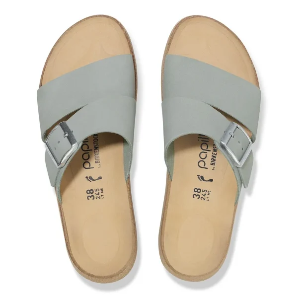 Almina Nubuck Leather Pure Sage - Image 5