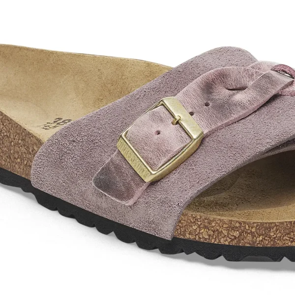 Oita Braided Suede Leather Faded Purple - Image 8