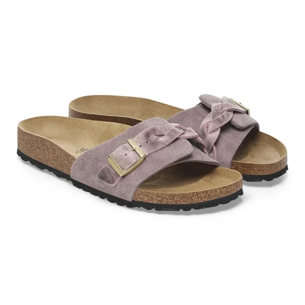 Oita Braided Suede Leather Faded Purple - Image 6
