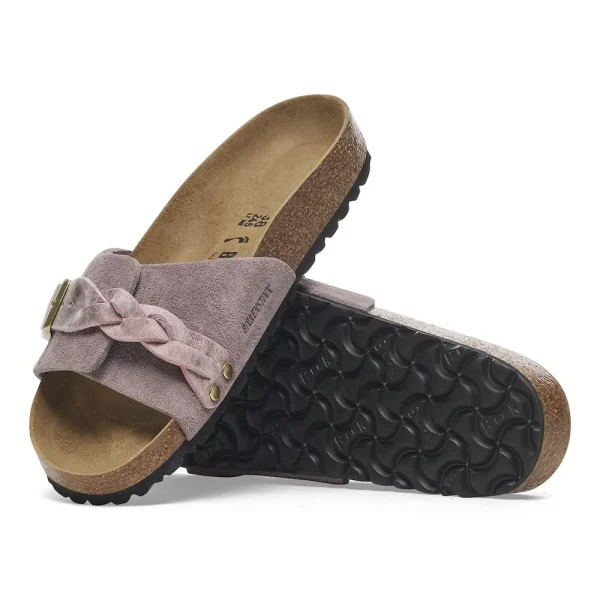 Oita Braided Suede Leather Faded Purple - Image 4