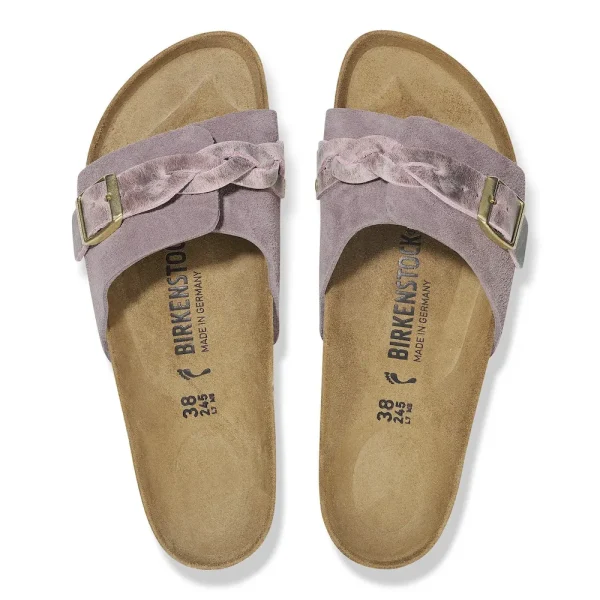 Oita Braided Suede Leather Faded Purple - Image 5