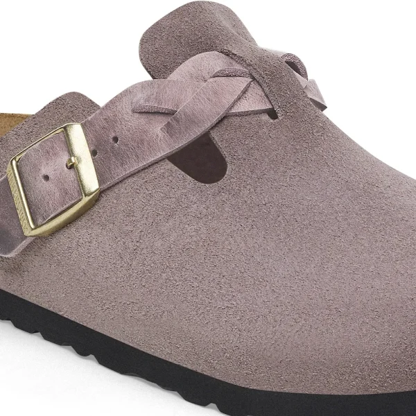 Boston Braided Suede Leather Faded Purple - Image 8