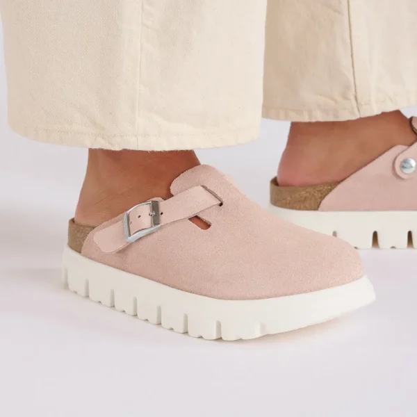 Boston Chunky Suede Leather Light Rose - Image 3