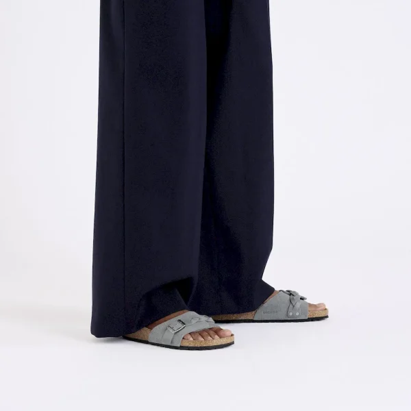 Oita Braided Suede Leather Basalt Gray - Image 2