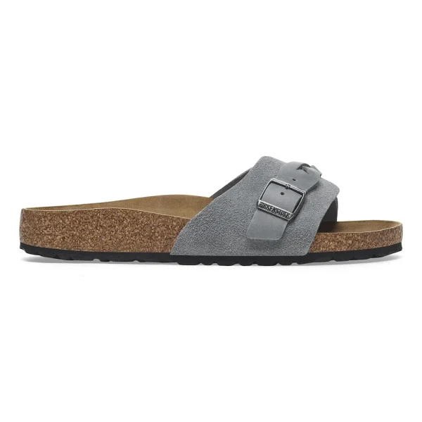Oita Braided Suede Leather Basalt Gray - Image 7