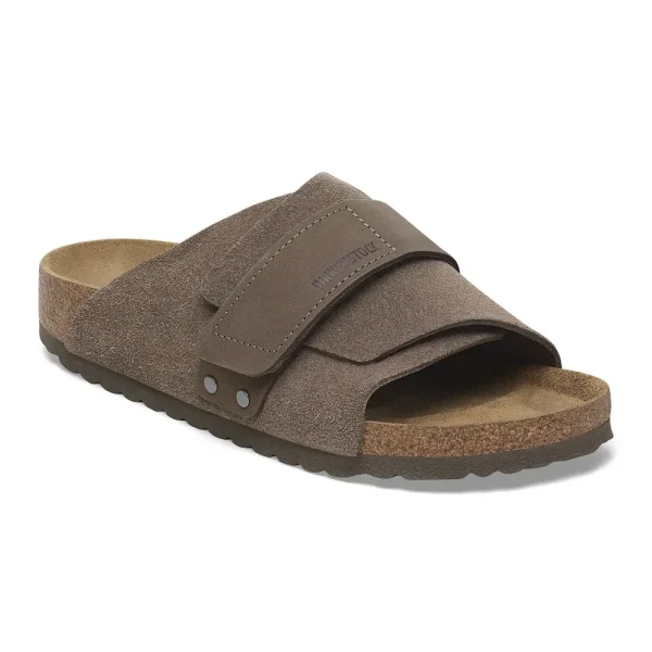 Kyoto Nubuck-Suede Leather Concrete Gray