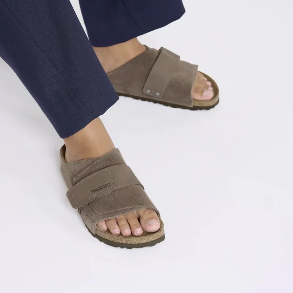 Kyoto Nubuck-Suede Leather Concrete Gray - Image 3